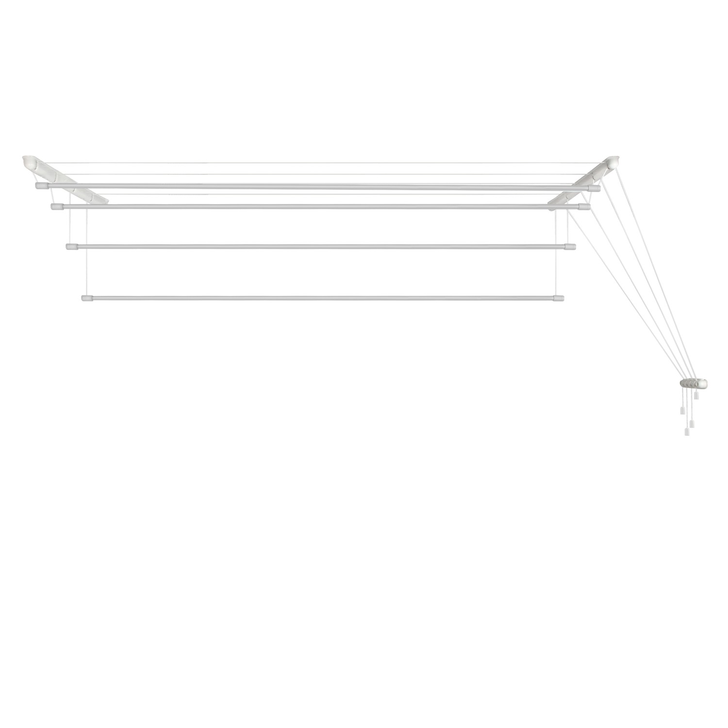Laundry ceiling dryer 4x2.0 m, steel (AVDC200W-4ST) - Image 3
