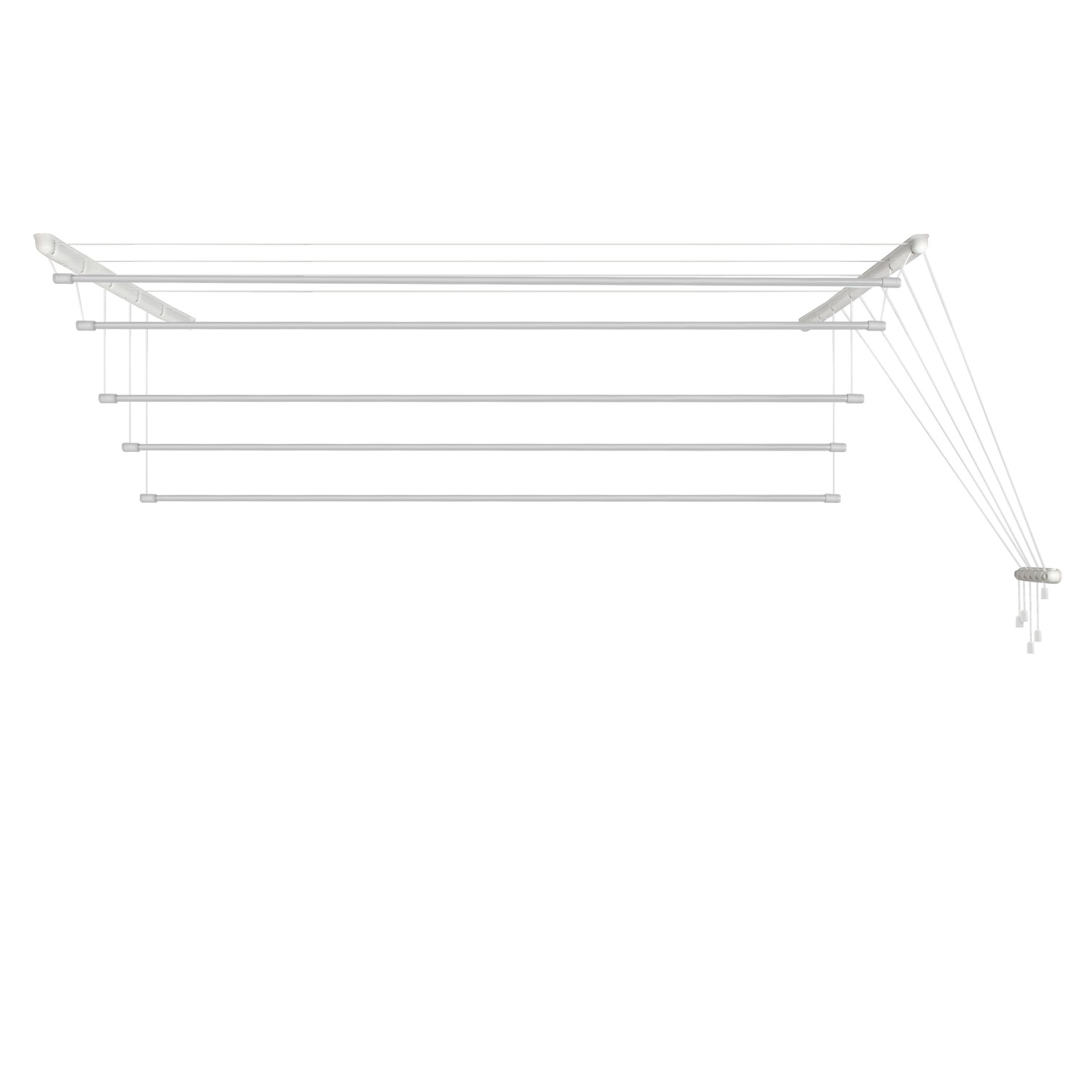 Laundry ceiling dryer 5x1.4 m, steel (AVDC140W-5ST) - Image 3