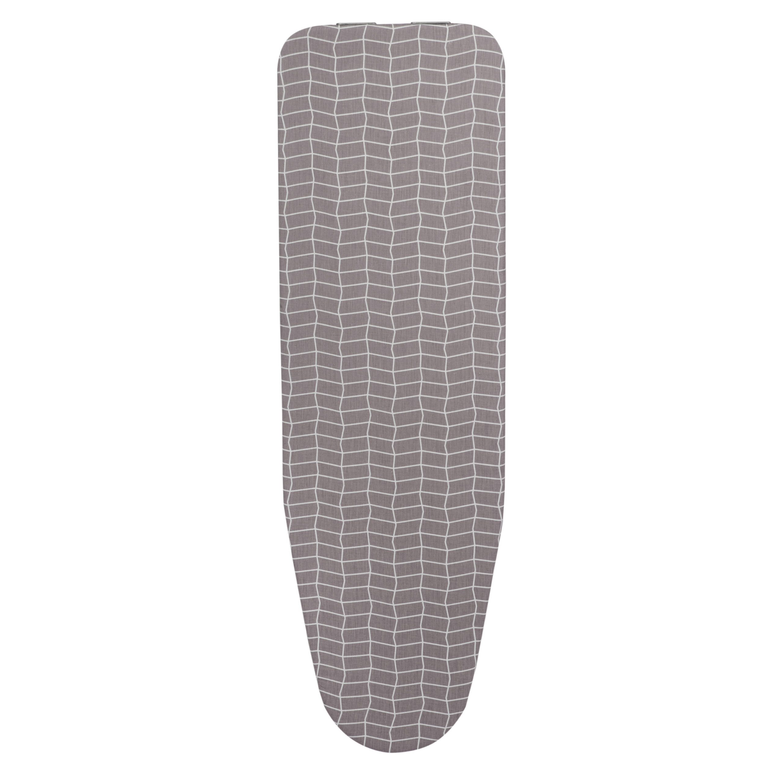 Ironing board cover, two-layer with felt, size M (for boards 38-42x120 cm), grey (M42-001U) - Image 4