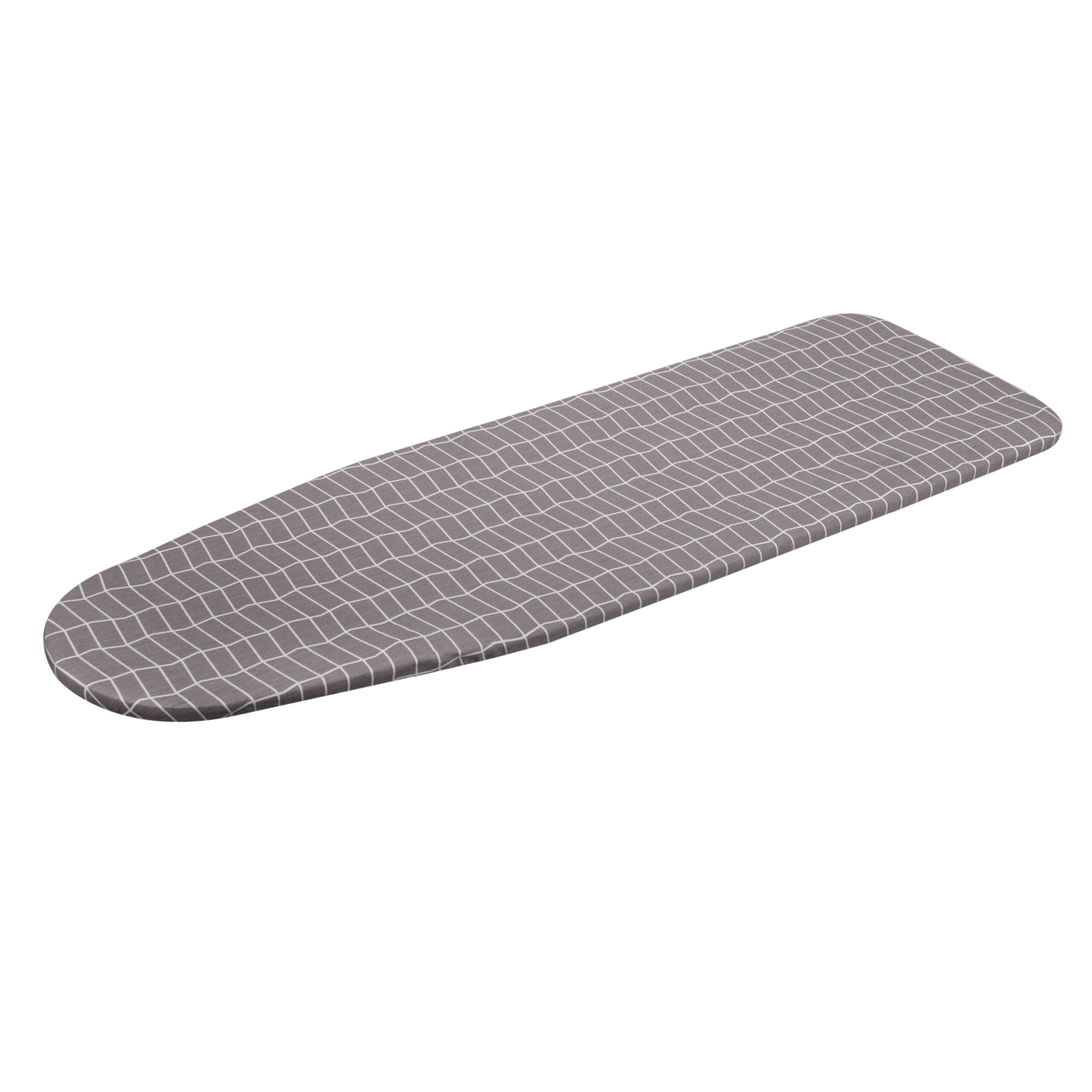 Ironing board cover, two-layer with felt, size M (for boards 38-42x120 cm), grey (M42-001U)
