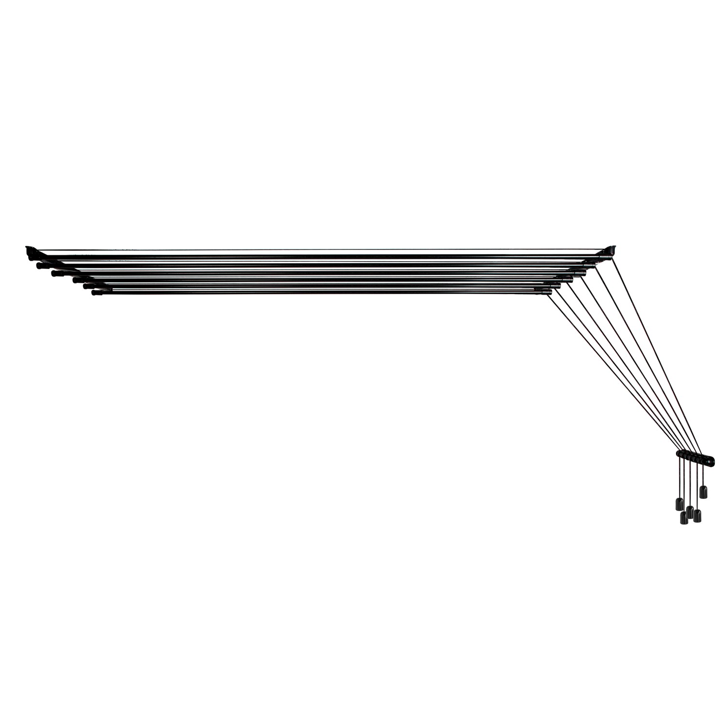 Laundry ceiling dryer 6x2.0 m, steel (AVDC200B-6ST) - Image 19