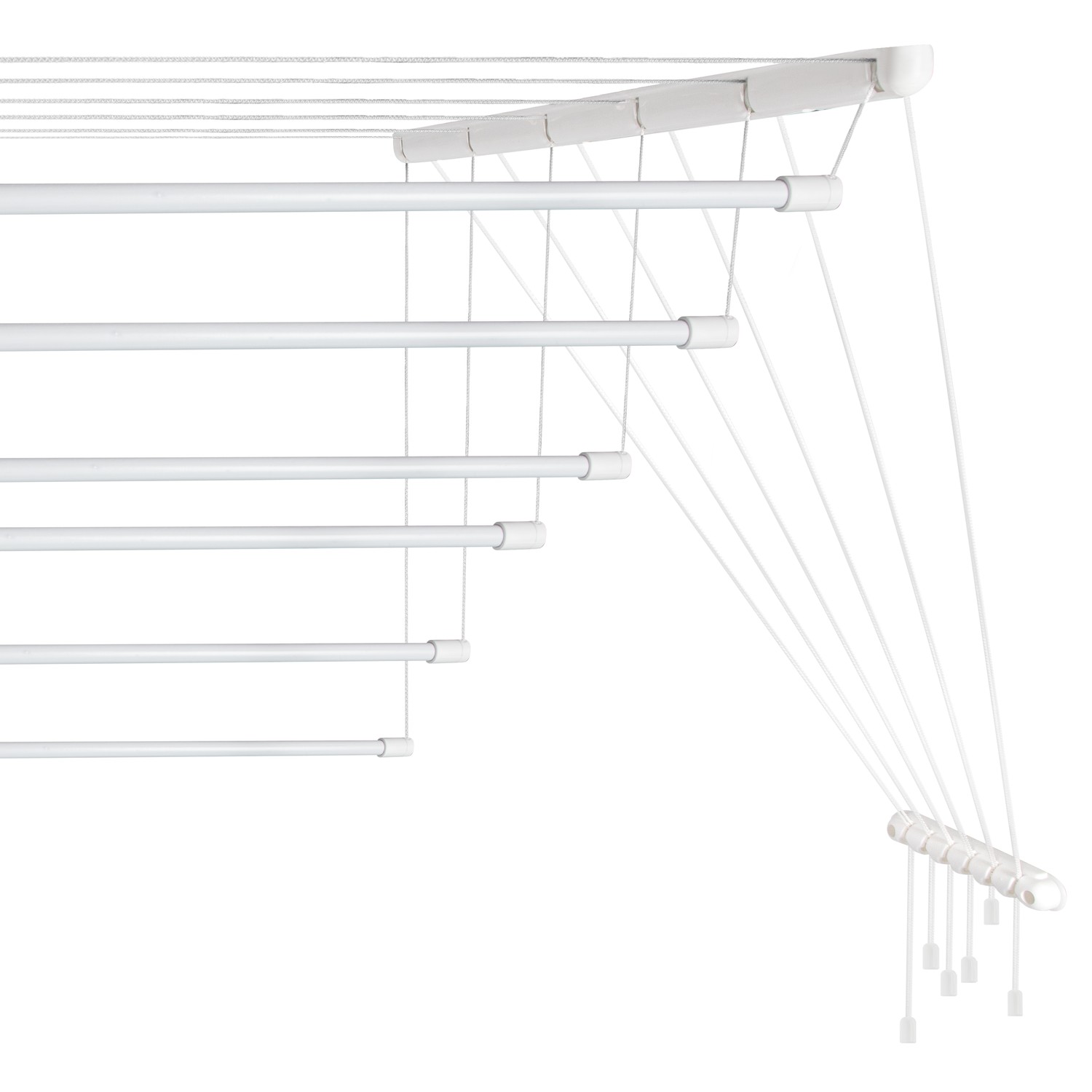 Laundry ceiling dryer 6x2.0 m, aluminum (AVDC200W-6AL) - Image 15